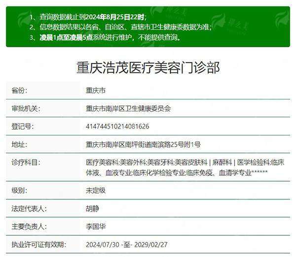 二、重庆浩茂医疗美容口腔门诊丰胸医生团队